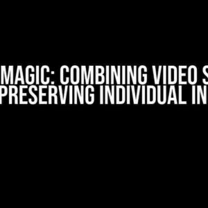 Ffmpeg Magic: Combining Video Streams and Preserving Individual Inputs