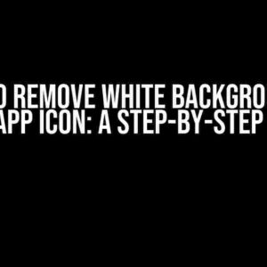 How to Remove White Background on Kivy App Icon: A Step-by-Step Guide